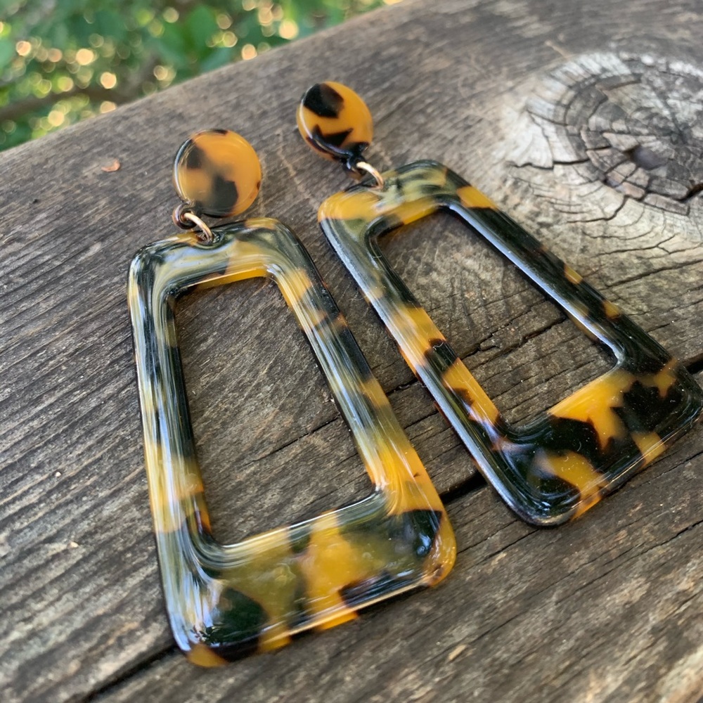 3 for $15 - Adorable Turtle Shell Earrings